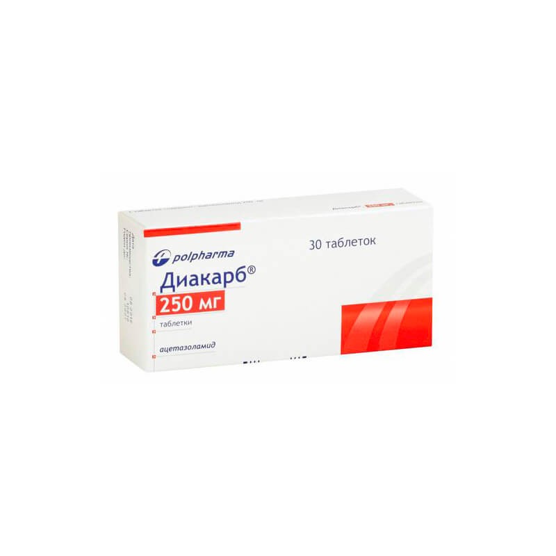 Diuretic drugs, Pills «Diakarb» 250mg, Լեհաստան