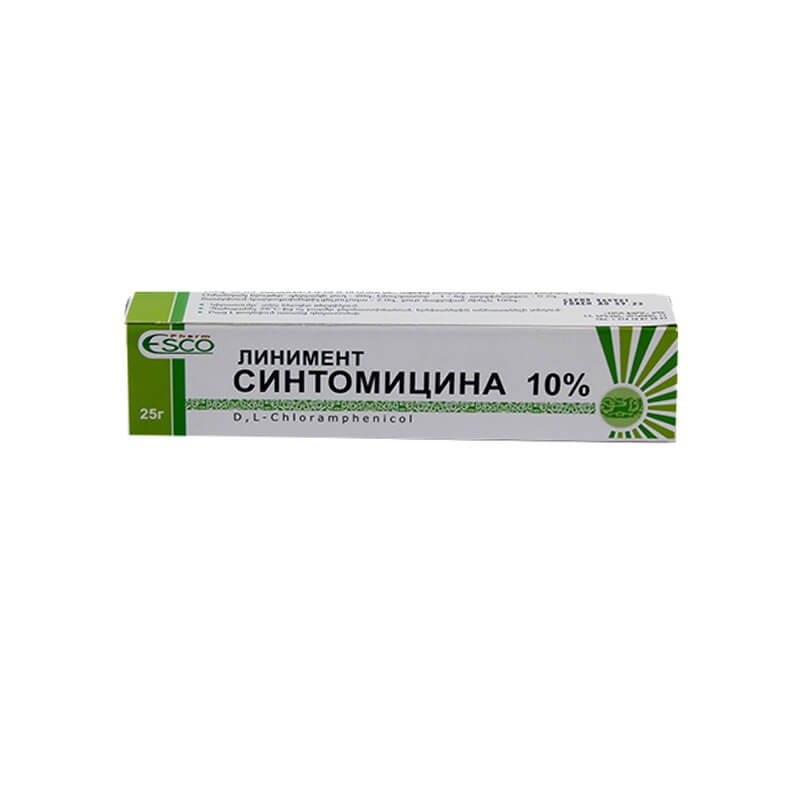 Medicines of local effect, Ointment «Synthomycin»10% / 25g, Հայաստան