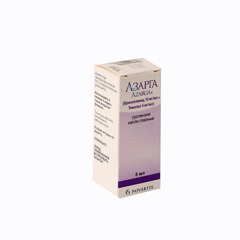 Eye drops, Eye drops «Azarga» 5ml, Բելգիա