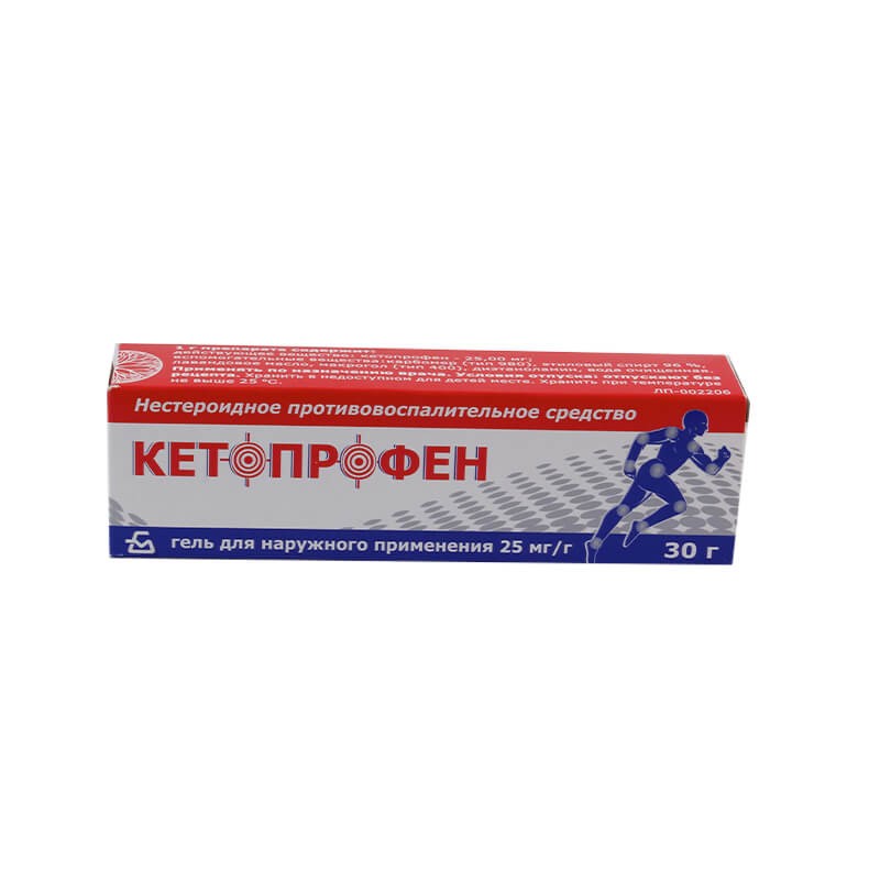 Medicines of local effect, Gel «Ketoprofen» 30g / 2.5%, Բելառուս