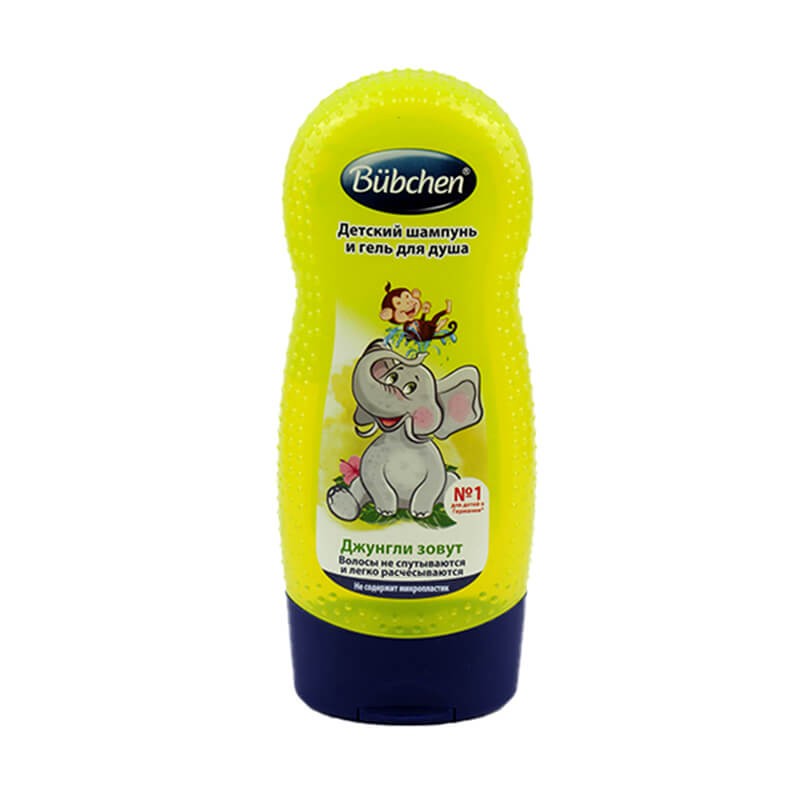 Shampoo / Bath gel, Children's shampoo «Bubchen» 230 ml, Գերմանիա