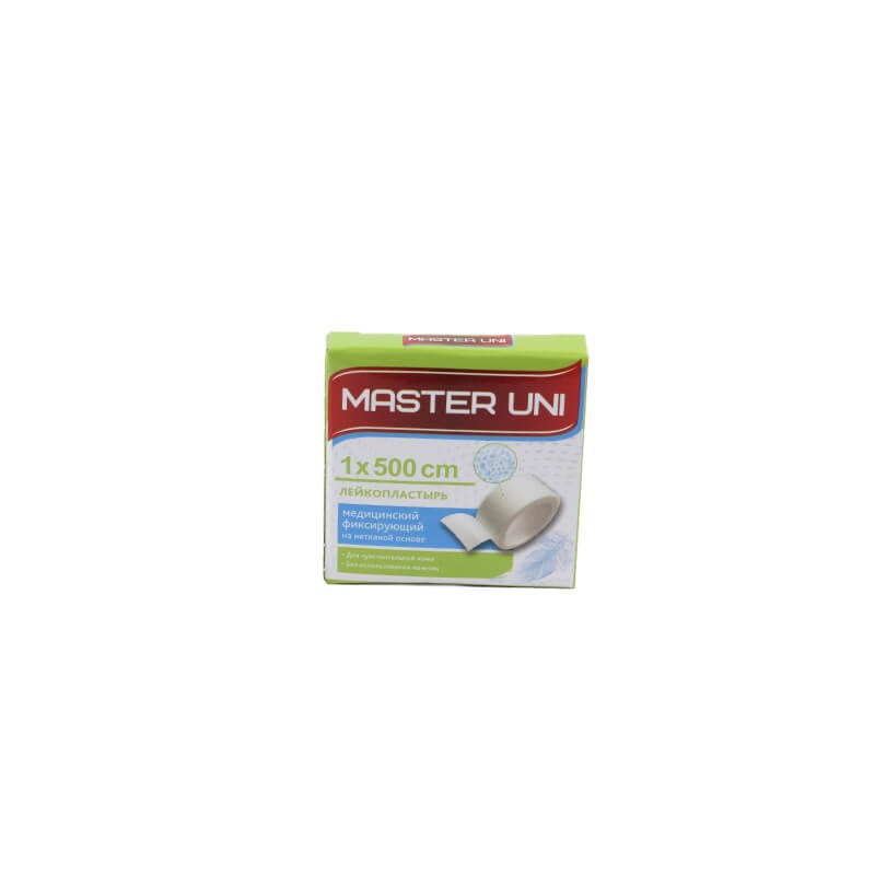 Medical plaster, Adhesive tape paper «Master Uni» 1x500cm, Ռուսաստան