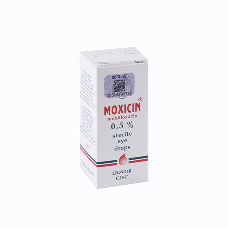 Eye drops, Eye drops «Moxicin» 5ml, Հայաստան