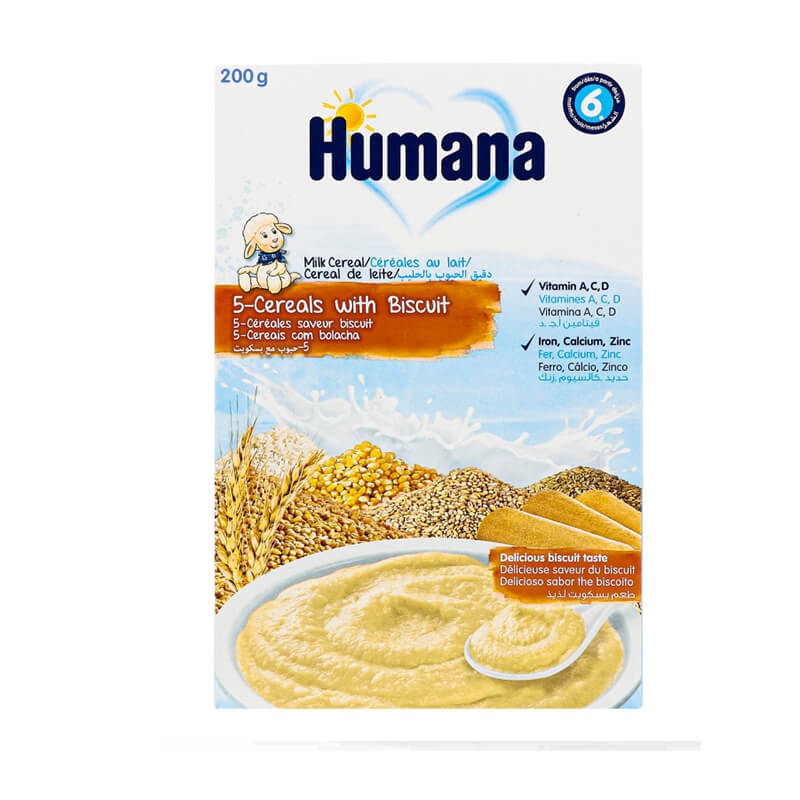 Porridges, Children's porridge «Humana» 200g / N6, Գերմանիա