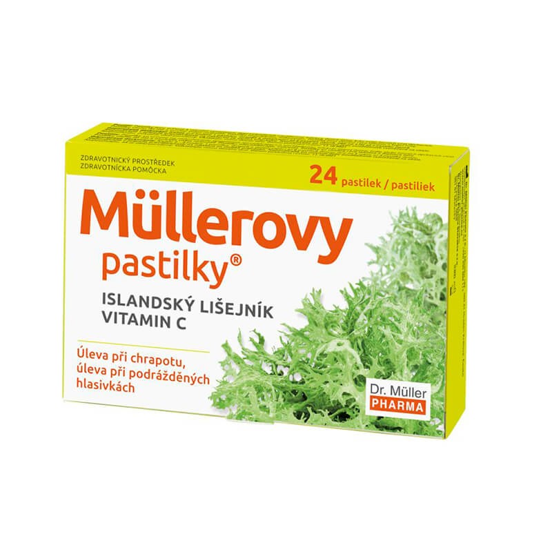 Nose throat ea, Pastilles «Mullerovy pastilky», Չեխիա