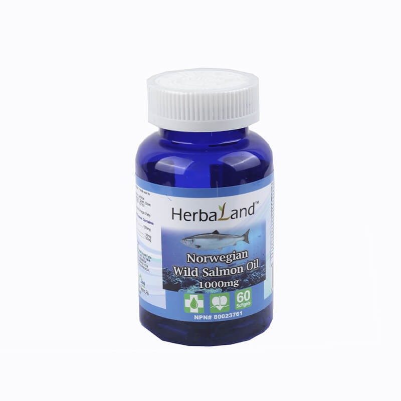 Omega-3 fatty acids, Fish oil «HerbaLand» 1000 mg, Կանադա