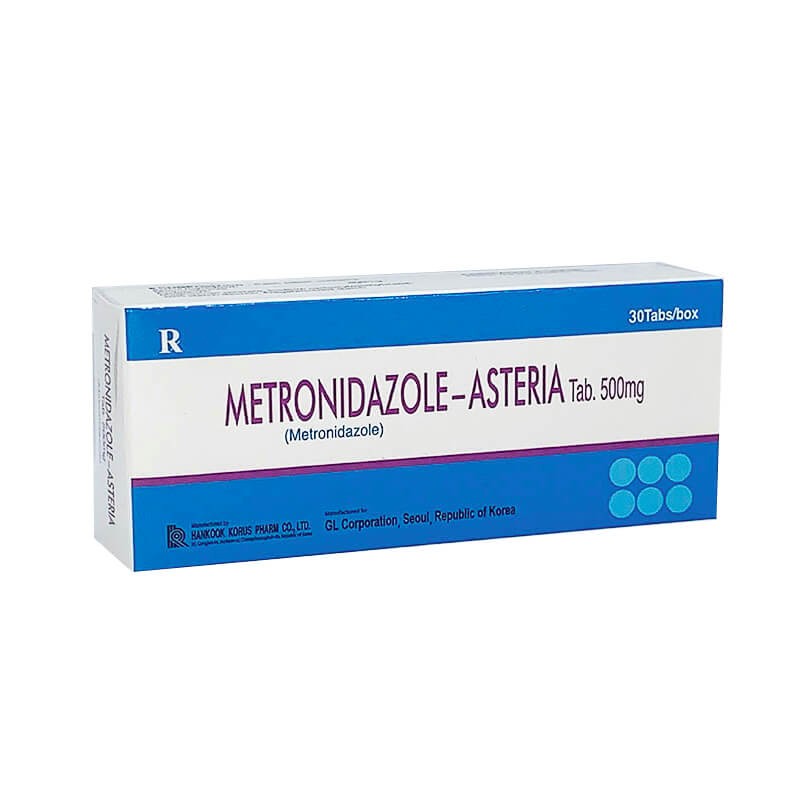 Antimicrobial drugs, Metronidazole- Asteria tablets 500mg N30, Կորեա