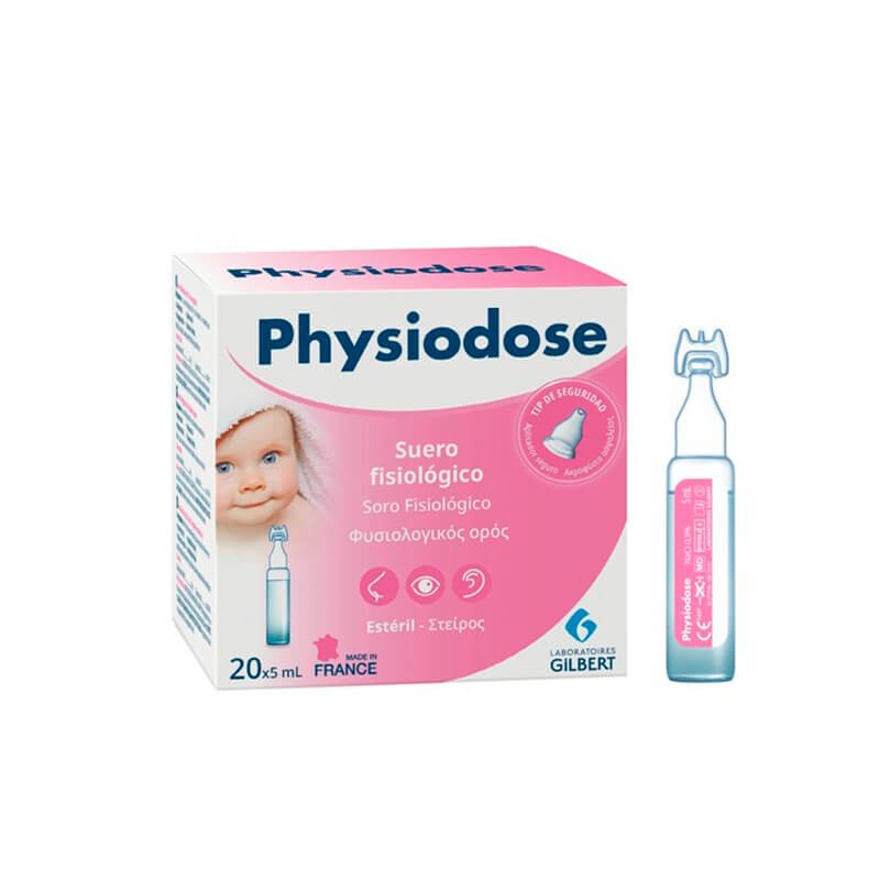 Nose throat ea, Physiological serum «Physiodose» 5ml, Ֆրանսիա