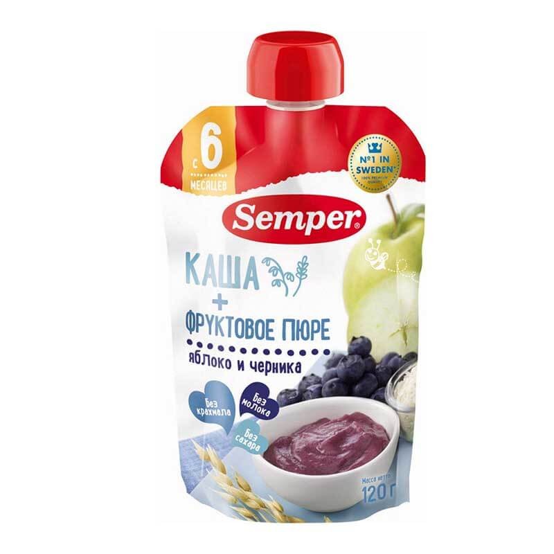 Purees, Fruit puree «Semper» 120g, Իսպանիա