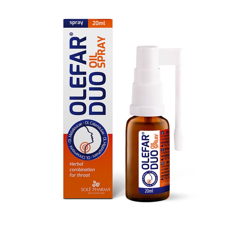 Anti-inflammatory pain relievers, Spray «Olefar Duo» 20ml, Լատվիա