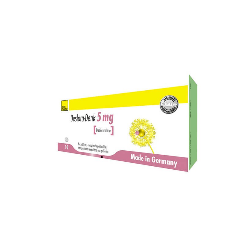 Antiallergic drugs, Tablets «Deslora-Denk» 5 mg, Գերմանիա