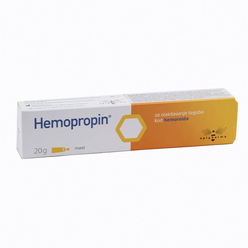 Hemorrhoid medications, Ointment «Hemopropin» 20g, Եվրոմիություն