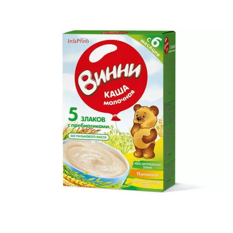 Кашы, Детская каша «Винни» 200г, Ռուսաստան