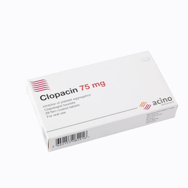 Anticoagulant drugs, Pils «Clopacin» 75 mg, Շվեյցարիա