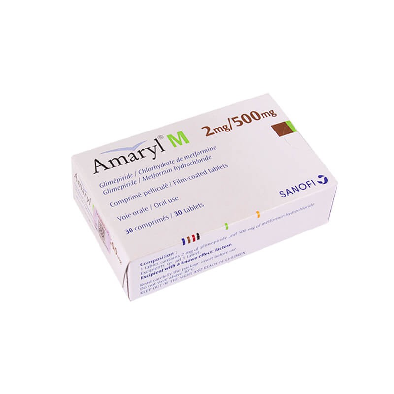 Antidiabetic drugs, Pils «Amaryl M» 500mg, Ֆրանսիա