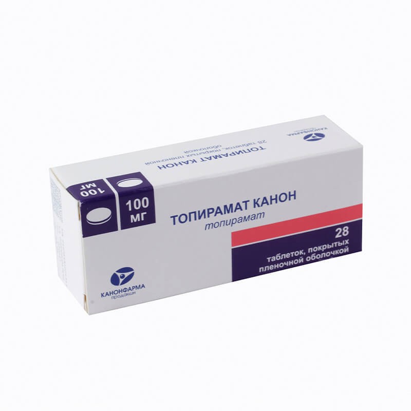 Drugs affecting the CNS, Capsules «Topiramate Canon» 25mg, Ռուսաստան