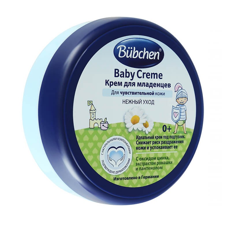 Body and hair care, Cream for babies «Bubchen» 150 ml, Գերմանիա