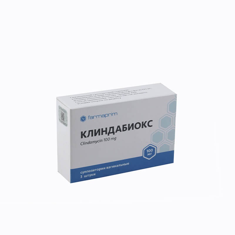 Women's health, Suppositories «Klindabioks» 100 mg, Մոլդովա