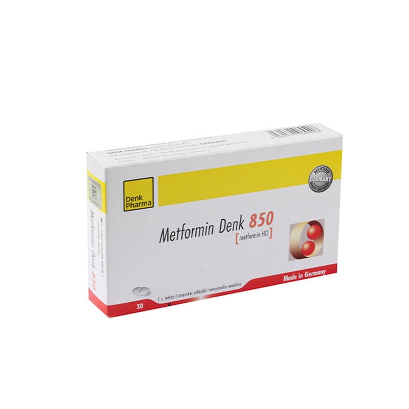 Antidiabetic drugs, Pils «Metformin Denk» 850մգ, Գերմանիա