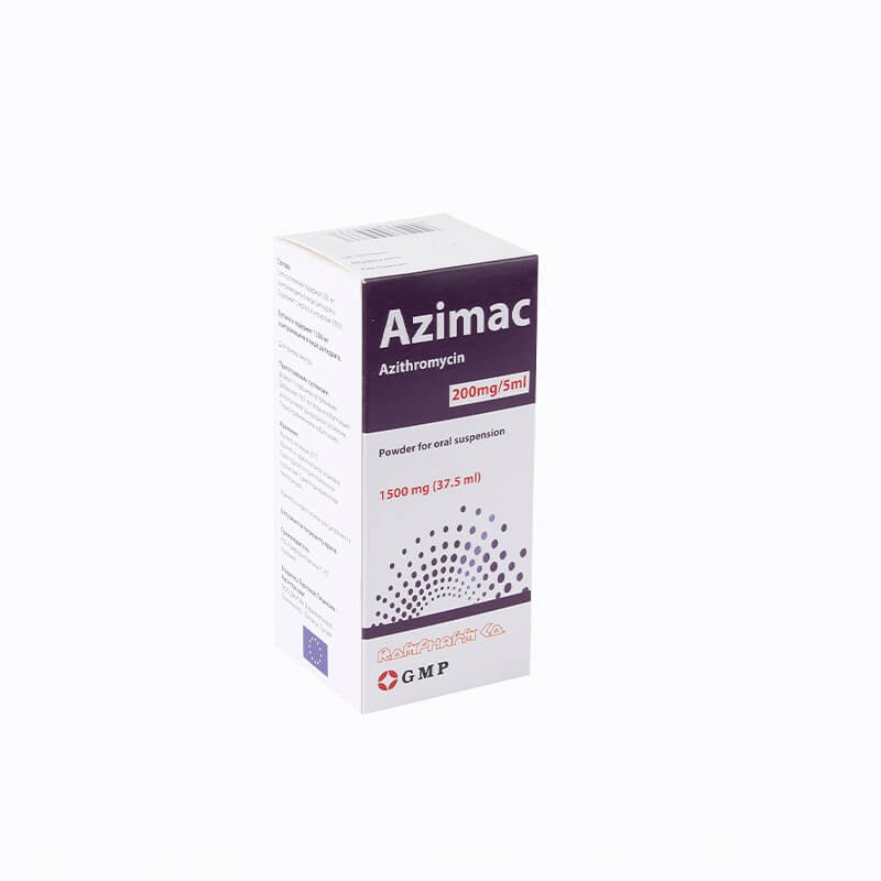 Antitussive drugs, Medicine powder «Azimak» 200մգ/5ml, Վրաստան