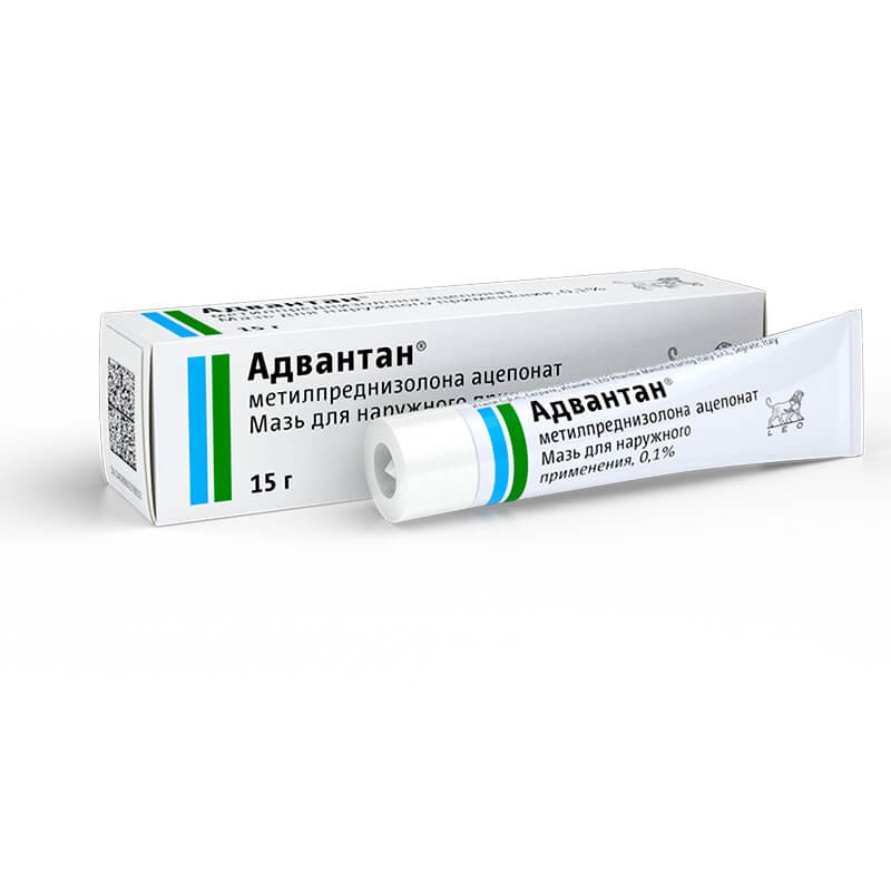 Medicines of local effect, Ointment «Advantan» 15g / 0.01%, Իտալիա