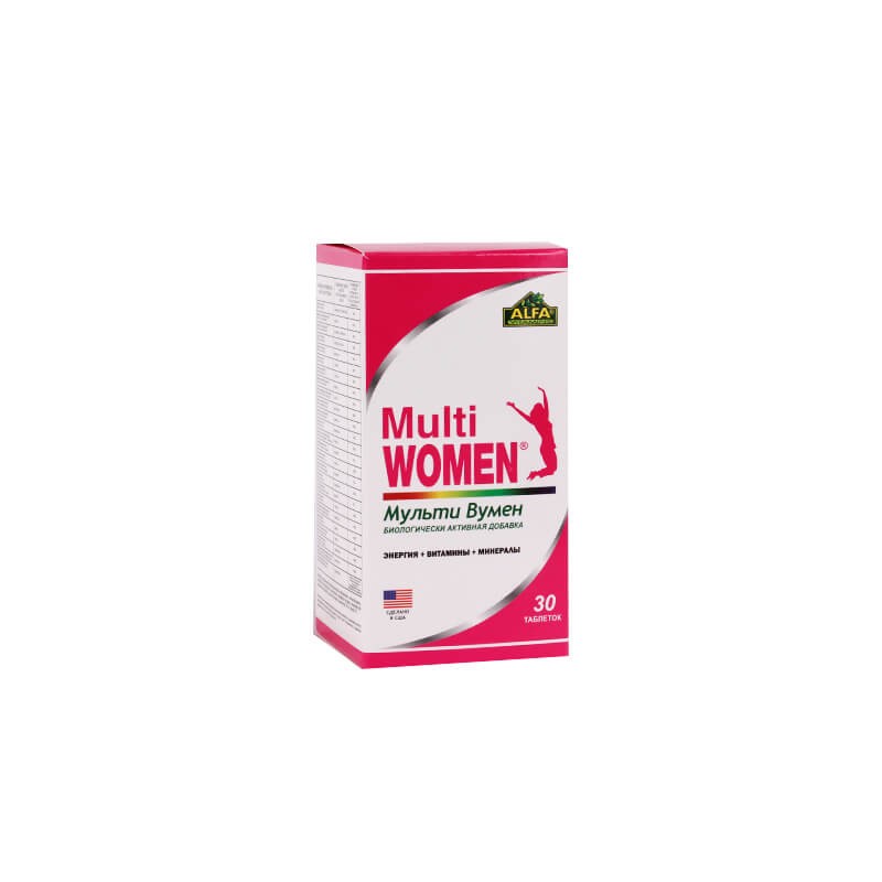 Vitamins and minerals, Alfa vitamins Multi Women N30, ԱՄՆ