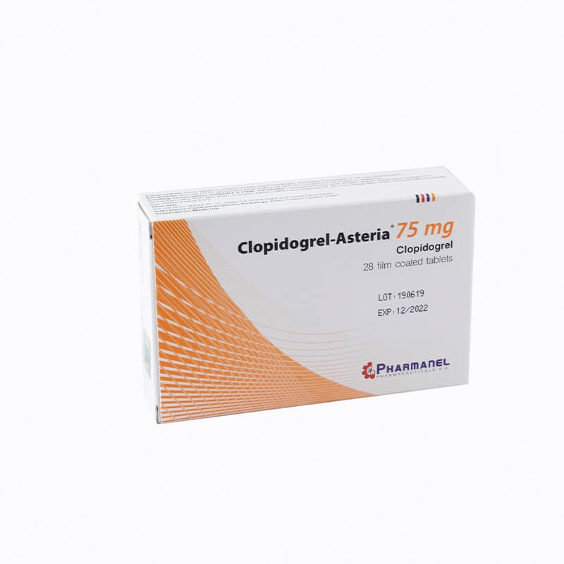 Anticoagulant drugs, Pils «Clopidogrel-Asteria» 75 mg, Հունաստան