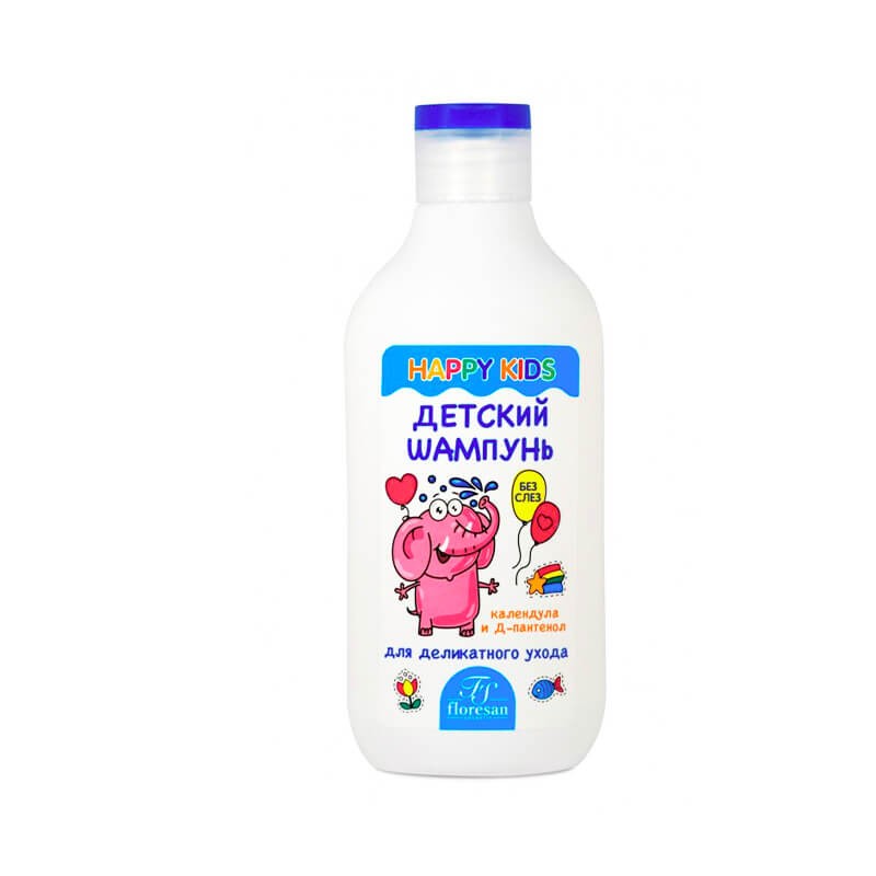 Shampoo / Bath gel, Children's shampoo «Happy Kids» 200 ml, Ռուսաստան