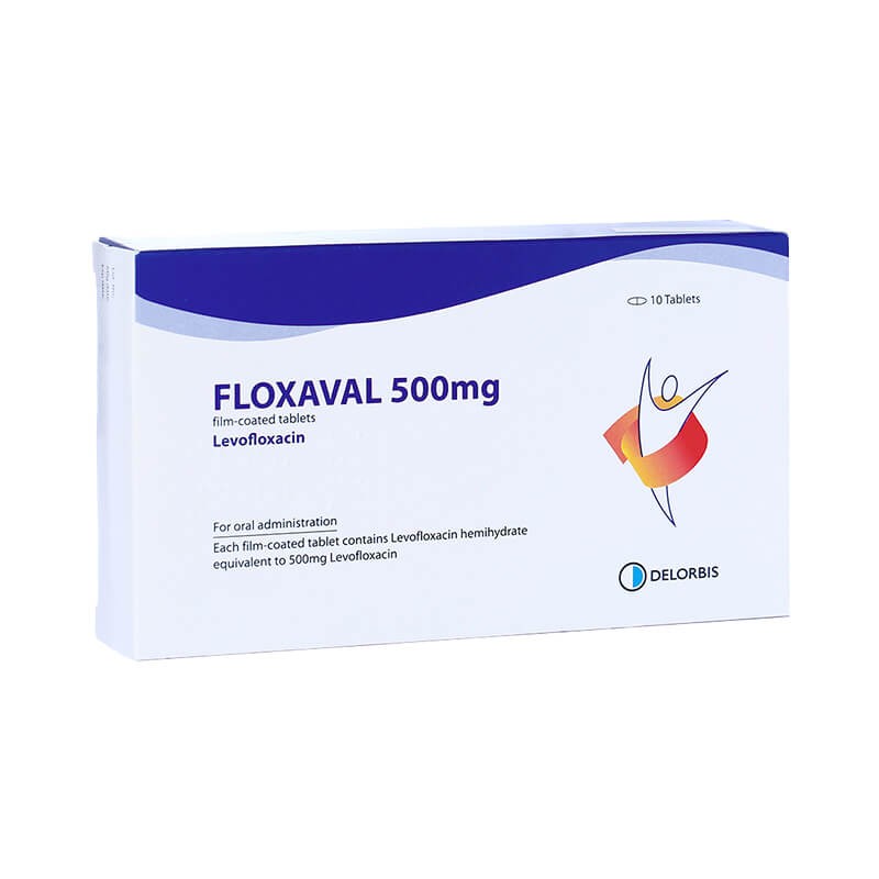 Antibiotic drugs, Tablets «Floxaval» 500 mg, Կիպրոս