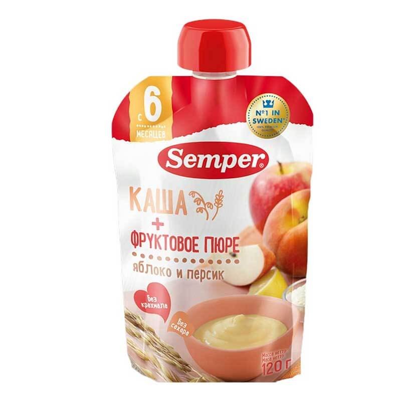 Purees, Fruit puree «Semper» 120g, Իսպանիա