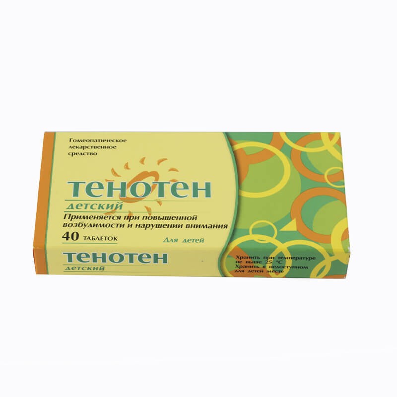 Sedative drugs, Tablets «Tenoten» Children's, Ռուսաստան