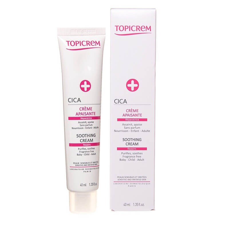 Face and body care, Regenerating body cream with zinc «Topicrem» 40 ml, Ֆրանսիա