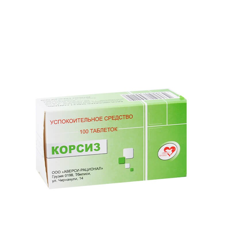 Sedative drugs, Pills «Corsiz», Վրաստան