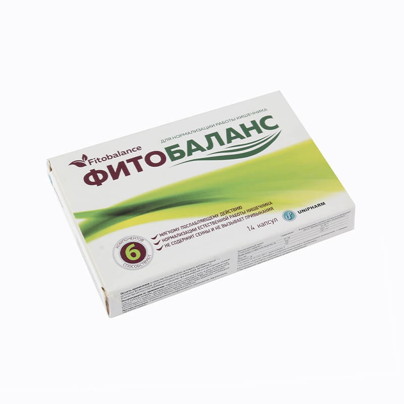 Medicines of the gastrointestinal system, Capsules «Phytobalance», Իռլանդիա