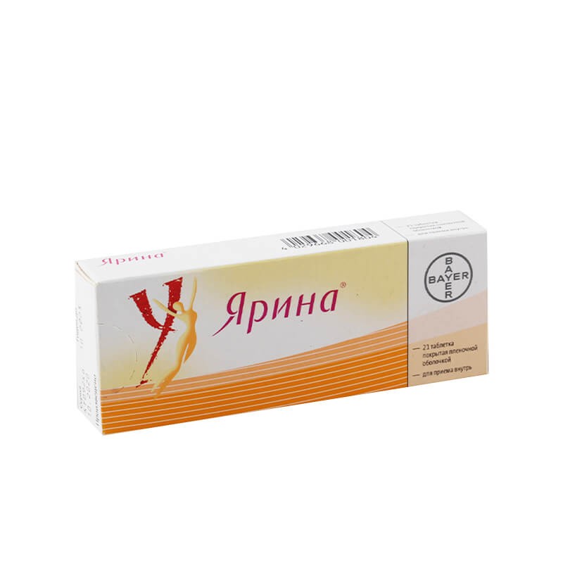 Hormonal drugs, Pills «Yarina» 3mg, Գերմանիա