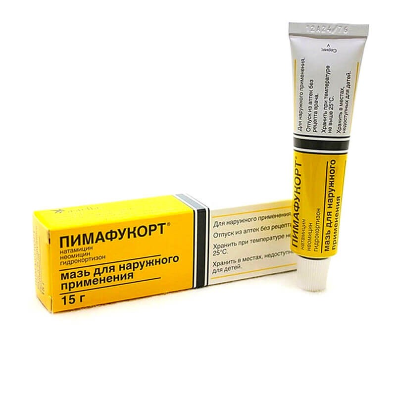 Medicines of local effect, Ointment «Pimafucort» 15g, Դանիա