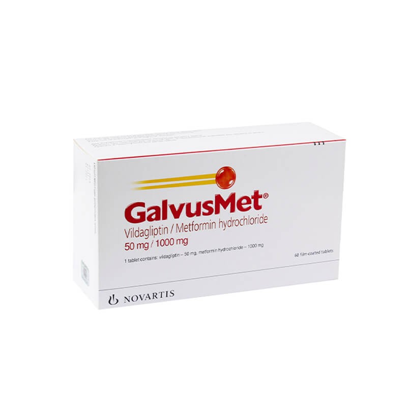 Противодиабетические препараты, Таблетки «ГальвусМет» 50/1000мг, Շվեյցարիա