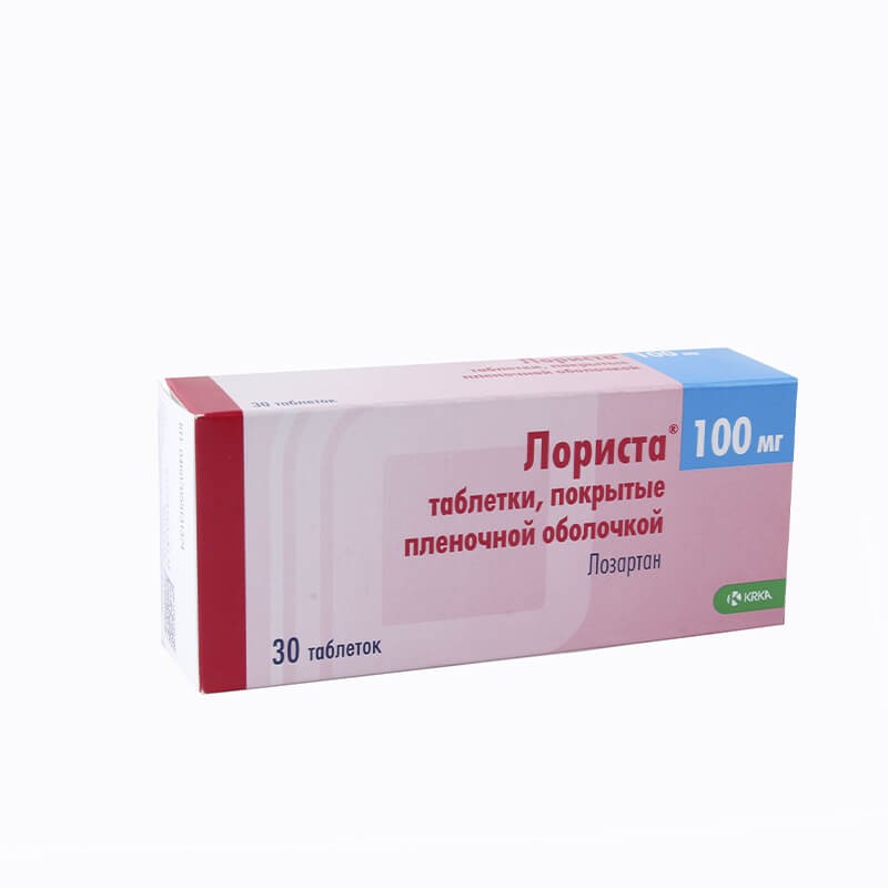 Medicines of the cardiovascular system, Pills «Lorista» 100 mg, Սլովենիա