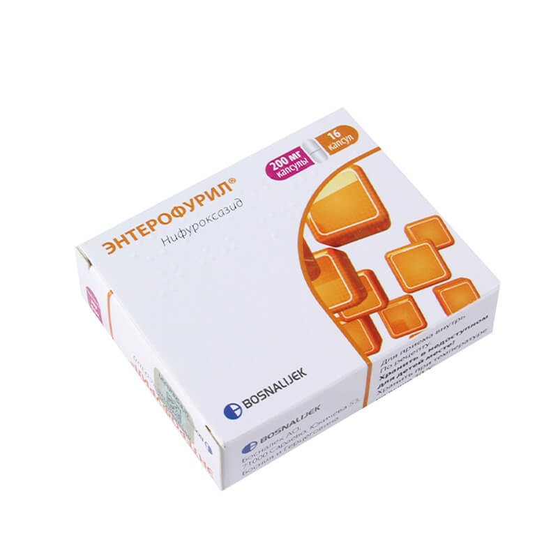 Medicines of the gastrointestinal system, Capsules «Enterofuril» 200mg, Բոսնիա և Հերցոգովինիա