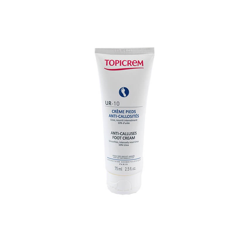 Face and body care, Cream for feet «Topicrem» 75 ml, Ֆրանսիա