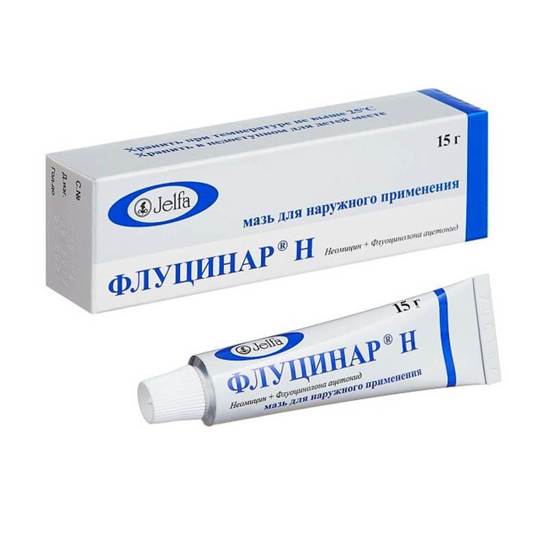 Medicines of local effect, Ointment «Flucinar» 15g, Իռլանդիա