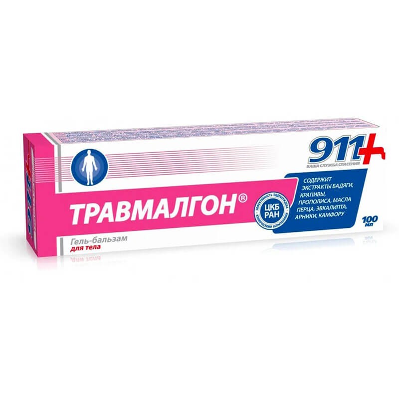 Medicines of local effect, Balm-gel «Travmalgvn» 100ml, Ռուսաստան