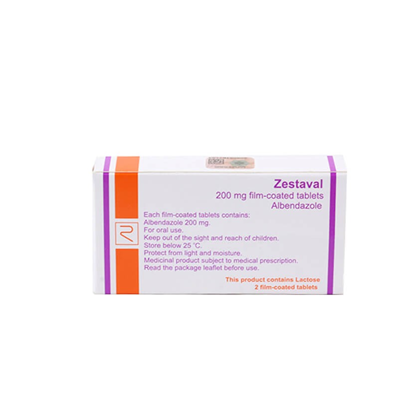 Anthelmintic drugs, Tablets «Zestaval» 200 mg, Կիպրոս