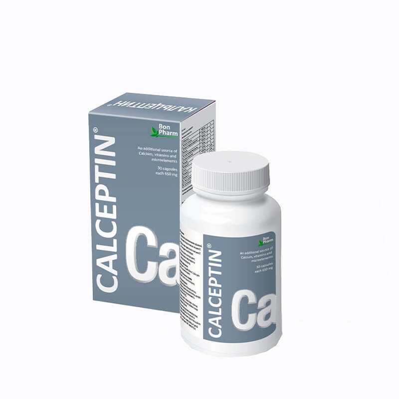 Bioactive supplements, Bioactive food supplement «Calceptin N» 650mg, Լատվիա