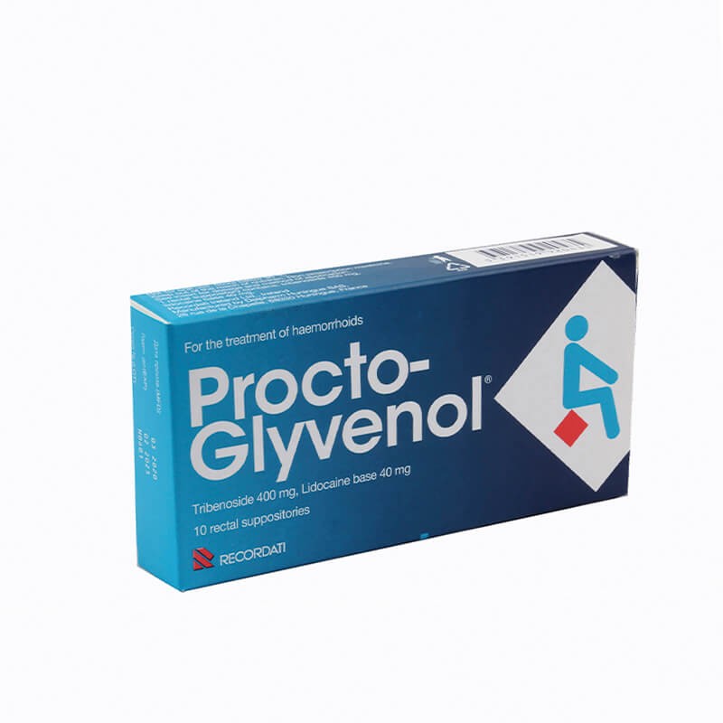 Hemorrhoid medications, Candles «Prokto-Glivenol» 400mg, Ֆրանսիա