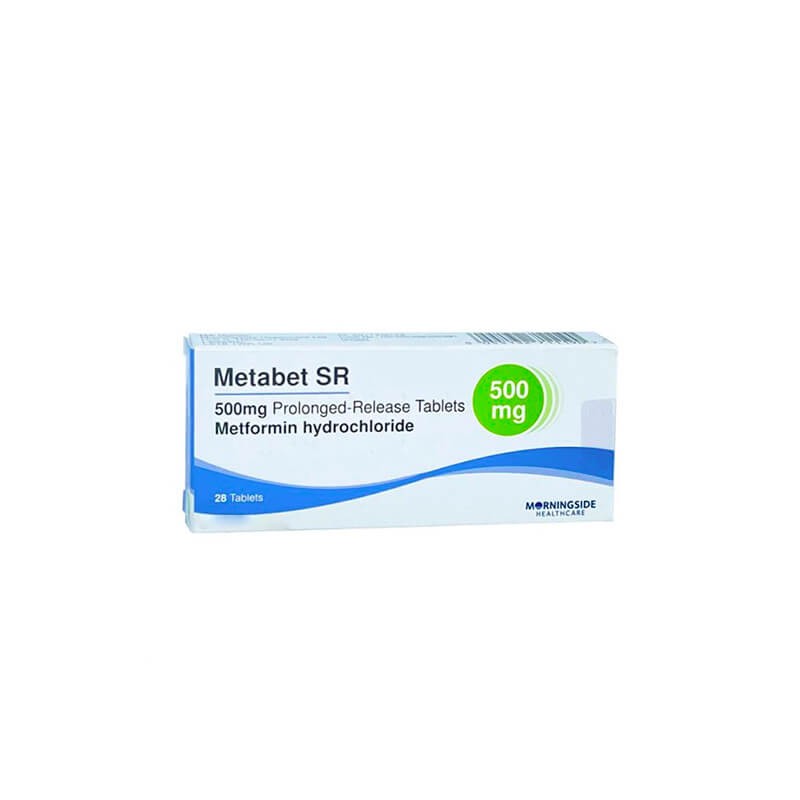 Antidiabetic drugs, Metabet SR tablets 500mg N28, 