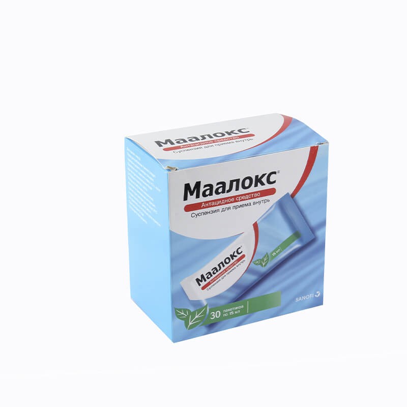 Medicines of the gastrointestinal system, Suspension «Maalox» 15ml, Ֆրանսիա