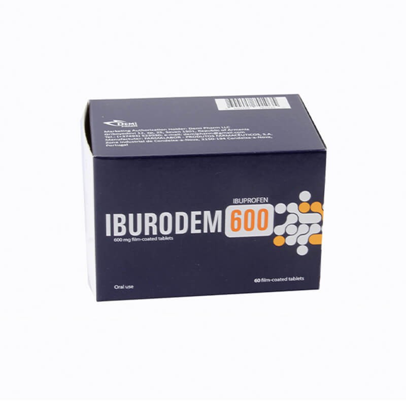 Anti-inflammatory pain relievers, Դեղահաբեր «Iburodem» 600մգ, Պորտուգալիա