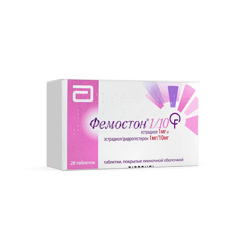 Hormonal drugs, Femoston coated tablets 1mg/10mg, Նիդերլանդներ