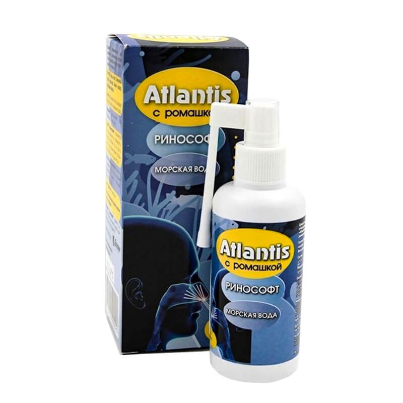 Nose throat ea, Nasal spray «Atlantis» 150ml, Ռուսաստան